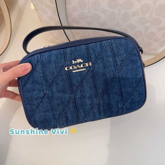 デニム キルティング【COACH】Mini Jamie Camera Bag CAP99 COACH® Outlet | Mini Jamie Camera Bag With Quilting